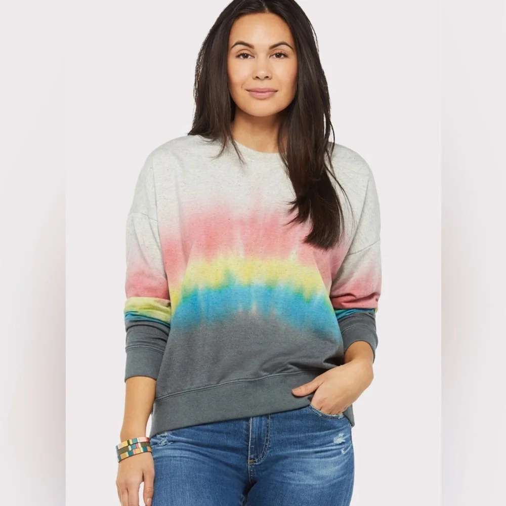 NWOT sundry gradient tie dye sweatshirt fall Revolve